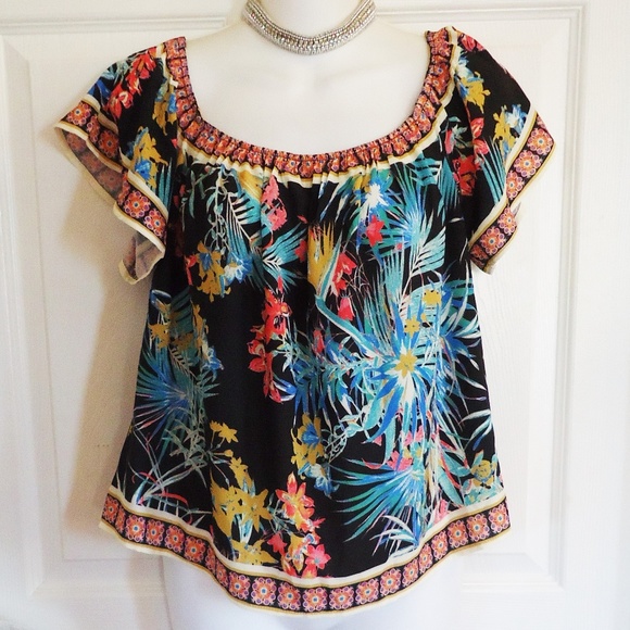 Anthropologie Tops - NWOT ANTHRO FLYING TOMATO PEASANT TOP ~ FESTIVAL